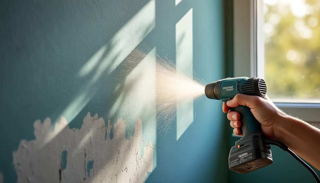 Éliminer efficacement les taches de moisissure sur un mur avec une ponceuse