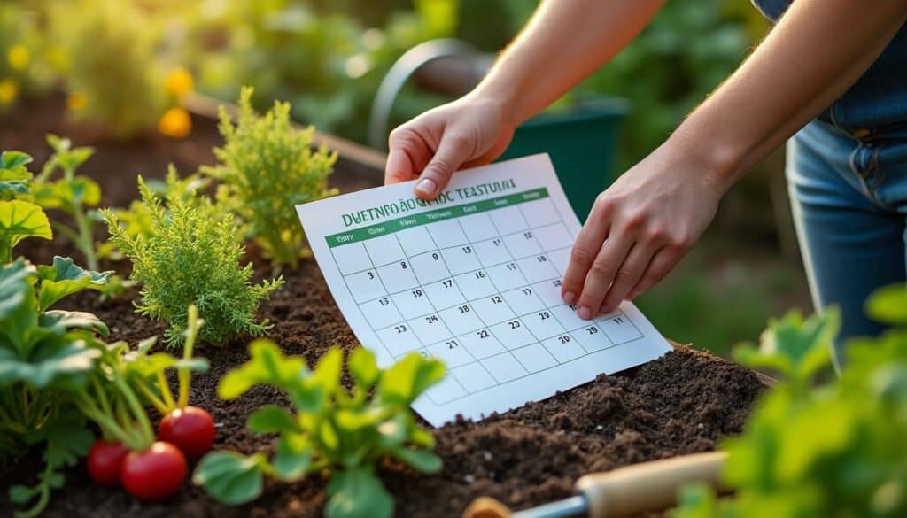 Le calendrier des plantations de vivaces potagères à la maison