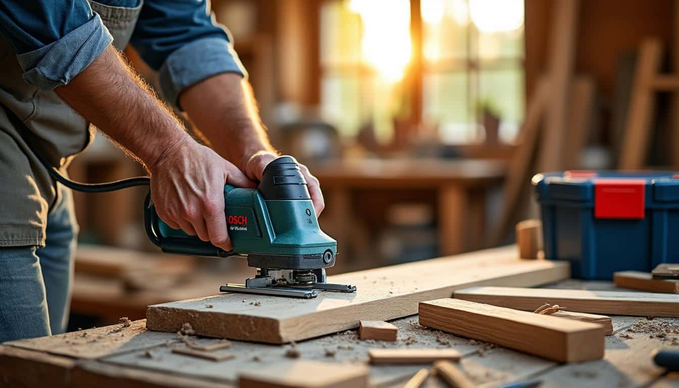 Illustration: Les principaux atouts de la Bosch scie sauteuse PST 650 pour le bricoleur amateur