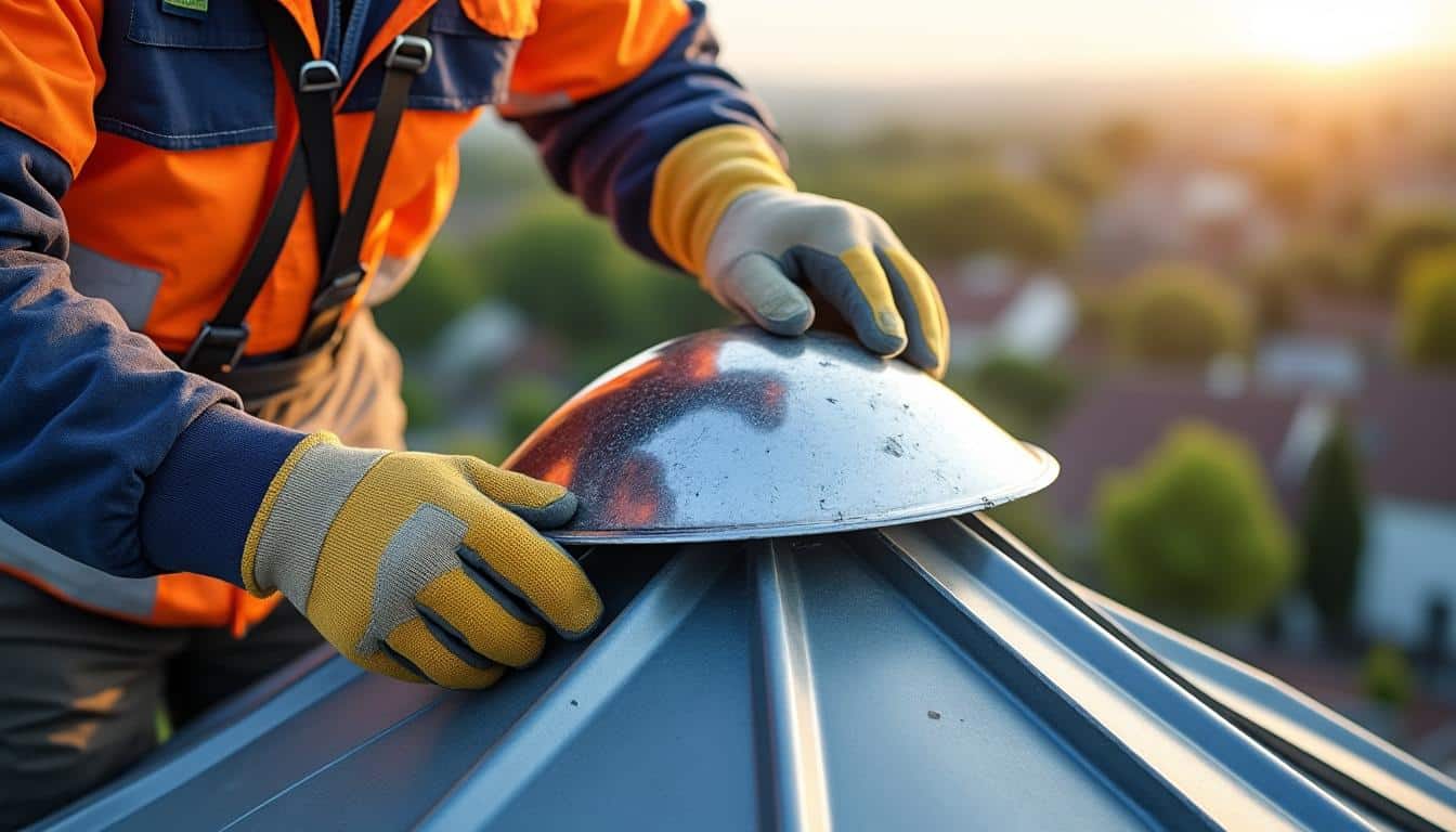 Illustration: Pourquoi la faîtière est-elle indispensable pour une toiture en tôle ?