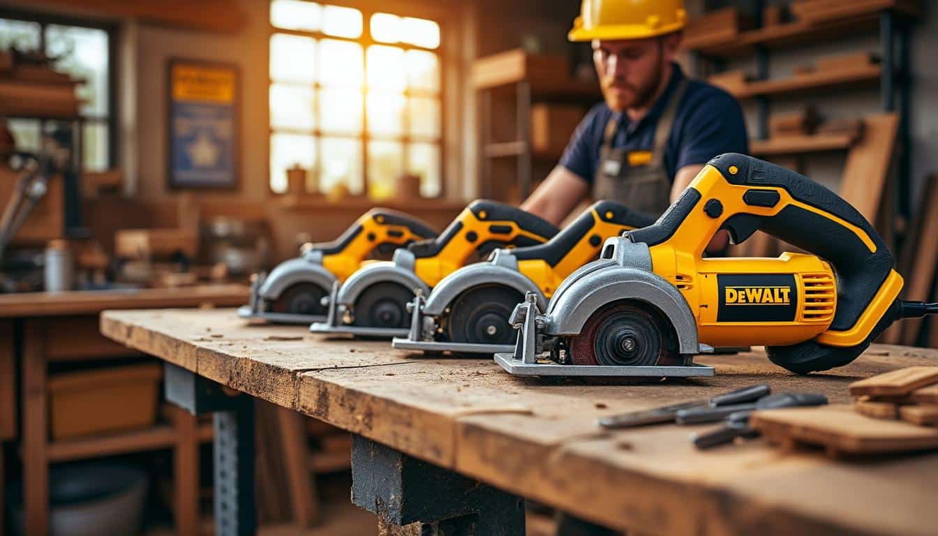Illustration: Quels modèles de mini scies circulaires Dewalt se démarquent en 2024 ?
