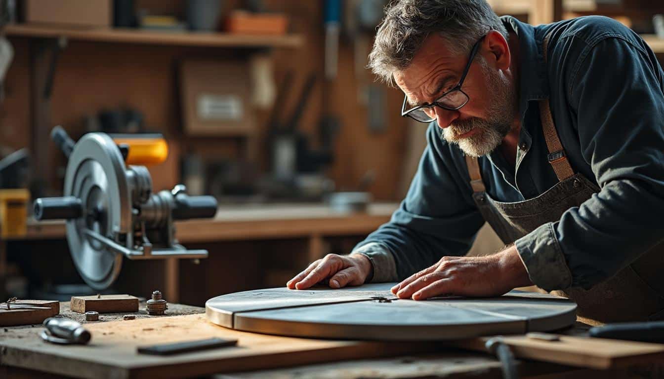 Illustration: Pourquoi le plateau de la scie circulaire est-il essentiel pour une découpe précise ?