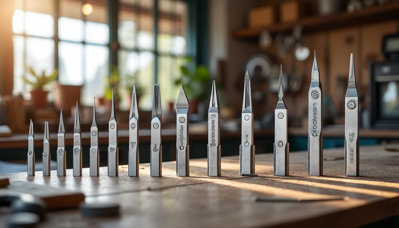 Illustration: Les modèles phares de la scie à onglet Evolution et leurs caractéristiques techniques essentielles