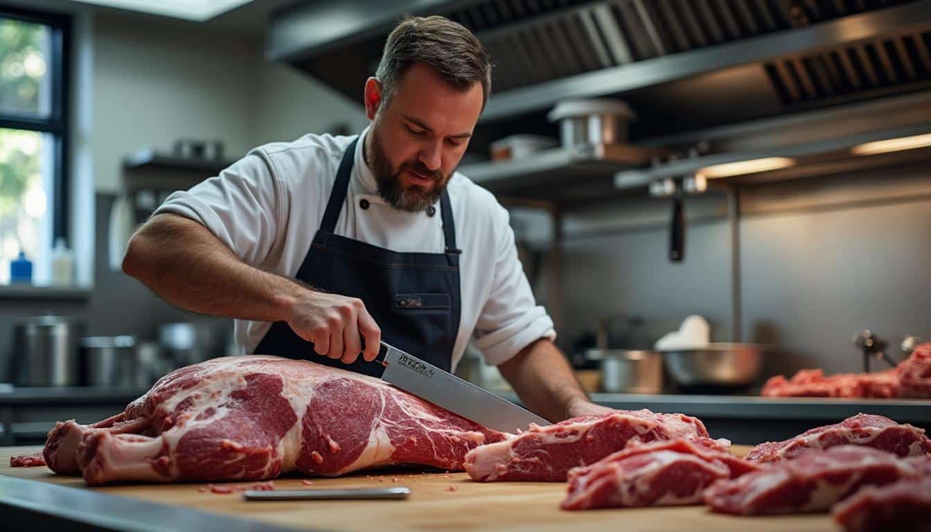 Illustration: Pourquoi la scie dédiée à la découpe de viande est un atout majeur en cuisine et en boucherie