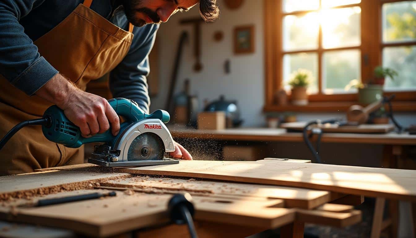 Illustration: Comprendre l’utilité de la scie radiale à onglet dans vos projets