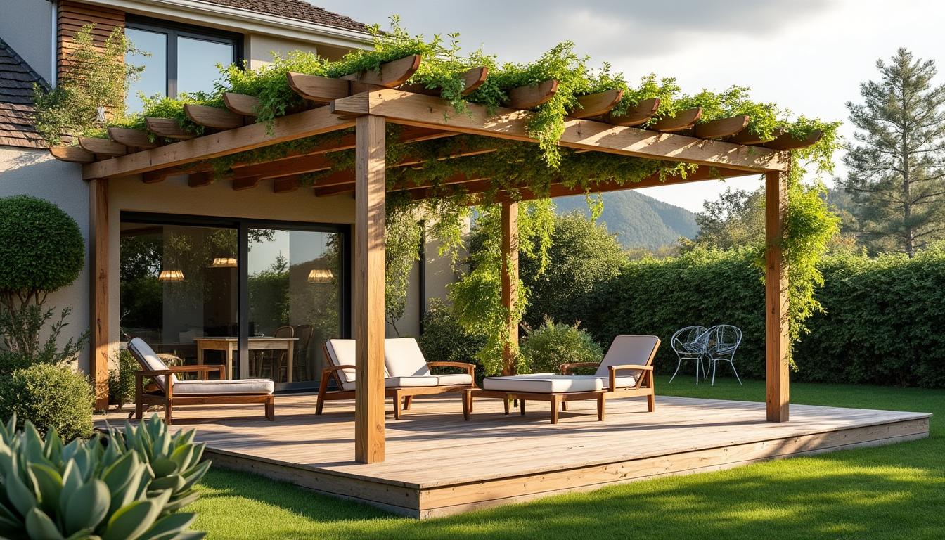 Illustration: Comprendre ce qu’est une pergola sans toiture et ses spécificités