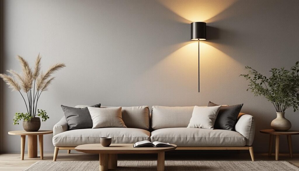 Applique murale verticale : design moderne et éclairage performant