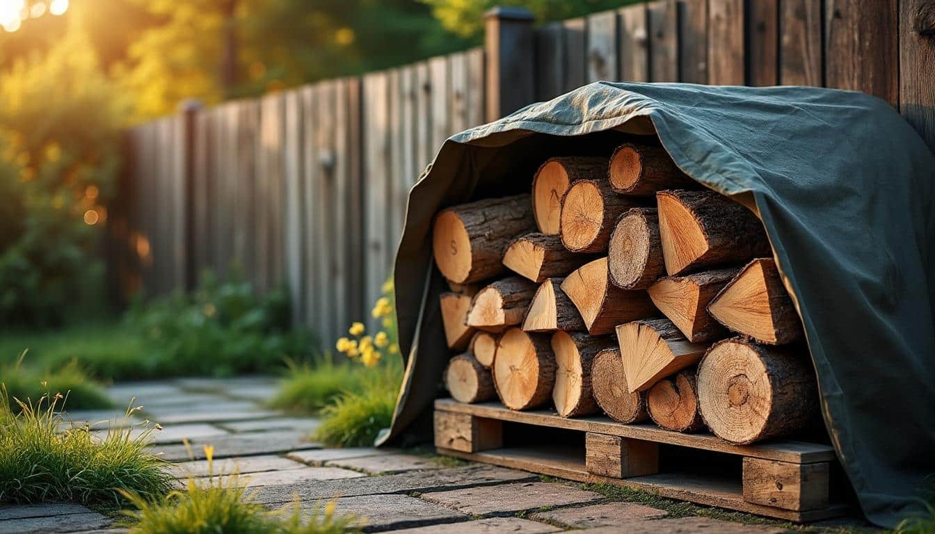 Illustration: Comprendre le cadre légal du stockage du bois de chauffage en extérieur