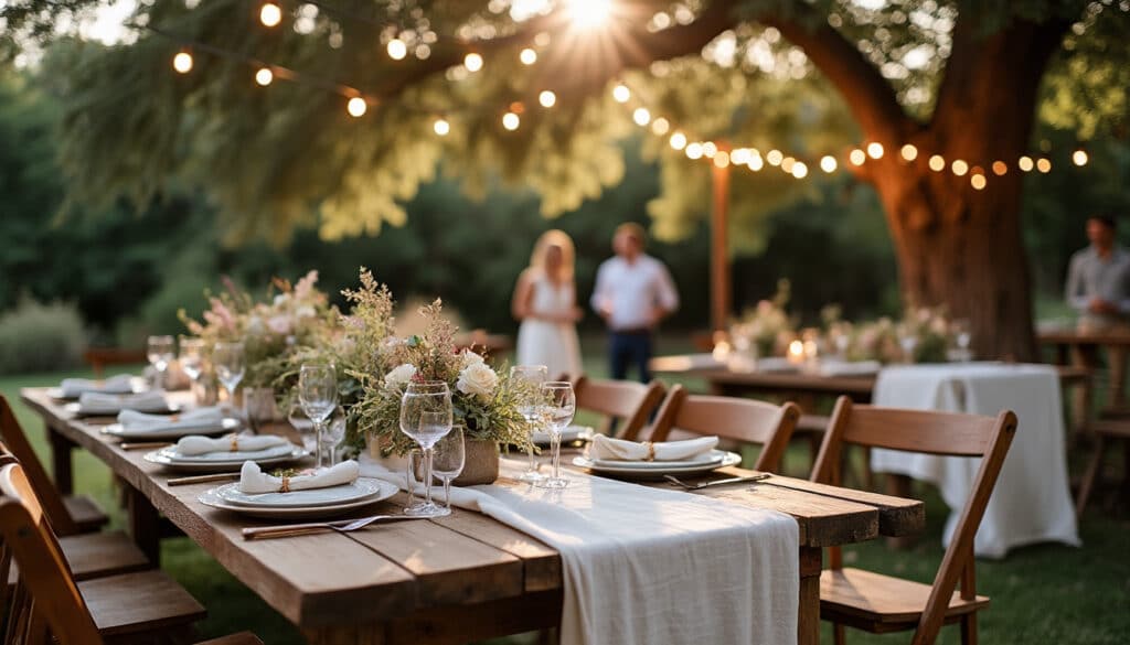 Décoration de mariage en extérieur : idées et conseils pour un décor unique