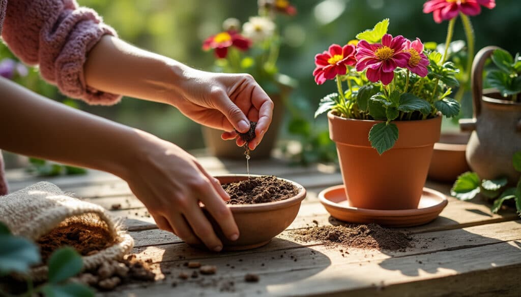 Engrais pour géraniums : choisir et utiliser le bon fertilisant