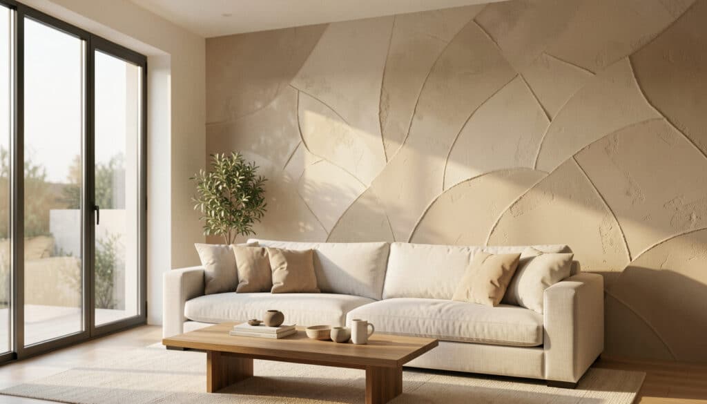 Peinture à effet : textures et volumes dans la déco